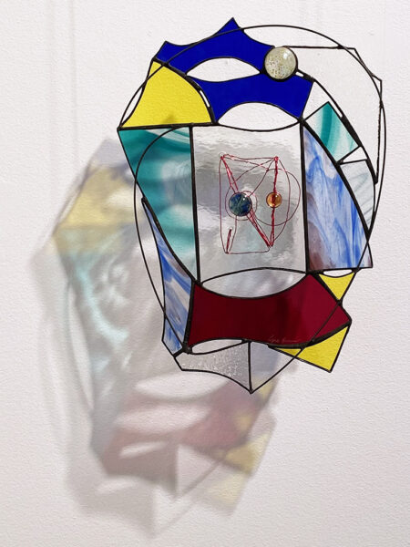 Les Soleils - Lyne Noiseux, vitrail