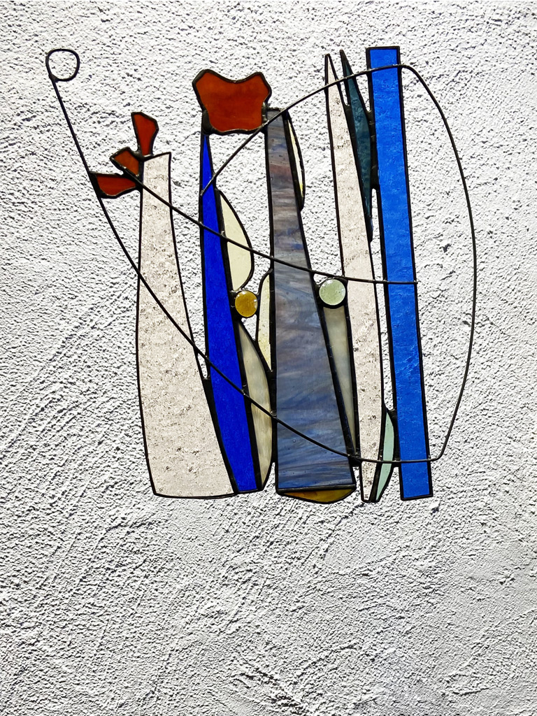 Printemps - Lyne Noiseux, vitrail