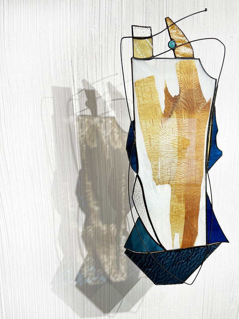 Toucher le ciel - Lyne Noiseux, vitrail