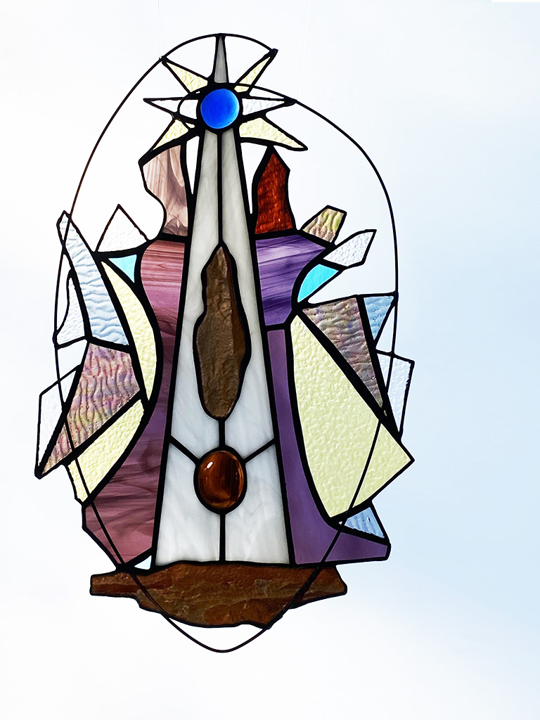 Élévation - Lyne Noiseux, vitrail